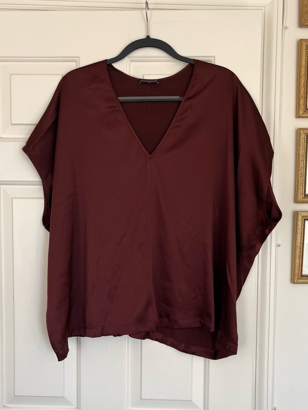 Eileen Fisher Maroon Silk Tank Top Size 3X